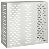 Air Conditioner Cover Silver 110 x 50 x 105 cm Galvanised Steel 865916