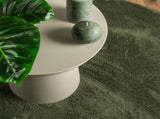 Rug HUARTE Short Pile Soft and Washable Forest Green 120 cm 375105
