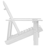 Garden Chair White Hardwood, Firwood Standard Durable 40860