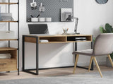 Desk with Storage Artisian Oak 100 x 50 x 75 cm Engineered Wood 886479