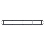 Raised Garden Bed Anthracite 360 x 40x 40 cm 8011707