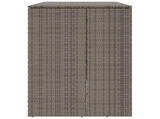Box Garbage Bin Box 2 pcs Grey 130 x 80 x 115 cm Polyethylene 42008243