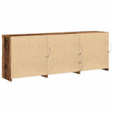 LED Sideboard Old Wood 181.5 x 37 x 67 cm Engineered Wood 3333116
