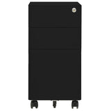 Mobile File Cabinet Black 30x45x59 cm Steel 335984