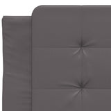 Bed Frame without Mattress "Zadar" Grey 90x200 cm Faux Leather 3208159