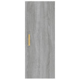 Wall Cabinet Grey Sonoma 34.5x34x90 cm Engineered Wood 817439