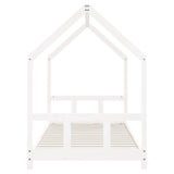 Kids Bed Frame White 90x200 cm Solid Wood Pine 835719