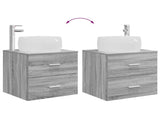 Bathroom Furniture Set 2 pcs Grey Sonoma Engineered Wood 3404005