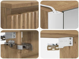 Bathroom Furniture Set 6 pcs Artisan Oak 3407222