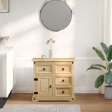 Sideboard Corona 80x40x75 cm Solid Wood Pine 4005679