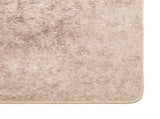 Rug Runner MARSA Beige 120 x 170 cm Polyester and PVC 42023097