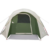 Family Tent Cabin 6-Person Green Waterproof 4009562