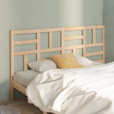Bed Headboard 206x4x104 cm Solid Wood Pine 818210