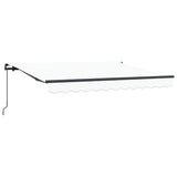 Retractable Awning White 300 x 200 cm Fabric 3329580