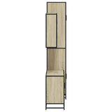 3 Piece Bathroom Furniture Set Sonoma Oak Engineered Wood 3301121