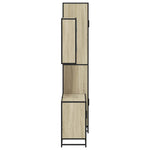 3 Piece Bathroom Furniture Set Sonoma Oak Engineered Wood 3301121