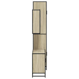 3 Piece Bathroom Furniture Set Sonoma Oak Engineered Wood 3301121