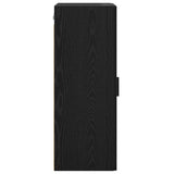 Wall Mounted Cabinet Black Oak 34.5 x 34 x 90 cm 882444