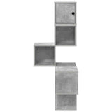 Wall Corner Shelf Concrete Grey 48 x 48 x 120 cm 8012231