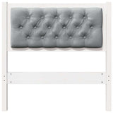 Headboard Other White and light grey 75 cm Solid pine wood 879043