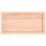 Table Top 80x40x cm Untreated Solid Wood Oak 3156292