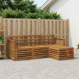 Outdoor Sofa Set 4 pcs Natural 3384205