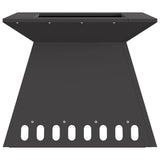 Fire Pit Black 48 x 48 x 40 cm Steel 858922