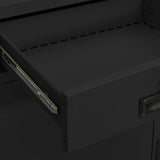 Office Cabinet with Planter Box Anthracite 90x40x125 cm Steel 3095271