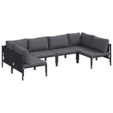 Garden Sofa Set Anthracite Steel 3378978