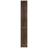 Bookcase 5-Tier Brown Oak 45x23.5x162.5 cm Engineered Wood 852786