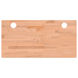 Desk Top 100x50x4 cm Solid Wood Beech 356089