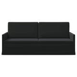 3 Seater Sofa Black 190 x 81 x 82 cm Velvet 42041126