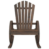 Rocking Adirondack Chair Solid Wood Fir 365094