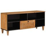 TV Cabinet with Drawer 100 x 33 x 46 cm Solid Mango Wood 4018096