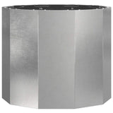 Planter Silver 60 x 60 x 50 cm Stainless Steel 883763