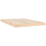 Bed Frame without Mattress 120x200 cm Solid Wood Pine 823449