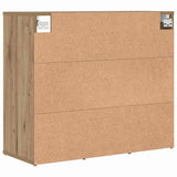 Shoe Cabinet Artisan Oak 77.5 x 30 x 67 cm Engineered Wood 875213