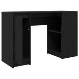 Desk Black Oak 120x42x76 cm Engineered Wood 861815