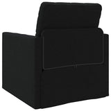 Sofa Bed Black 74 x 77 x 81 cm Fabric 4106623