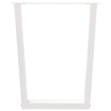 Dining Table Legs V-Shape 2 pcs White 60x cm Steel 4012641