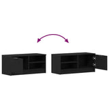 TV Cabinet 2 pcs Black Oak 80 x 35 x 36.5 cm Engineered Wood 862746