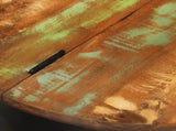Coffee Table Black 50x27 cm Solid Wood Reclaimed 351755