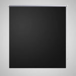 ZNTS Roller Blind Blackout 160 x 230 cm Black 240181