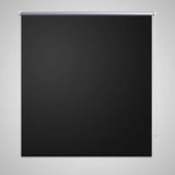 ZNTS Roller Blind Blackout 160 x 230 cm Black 240181