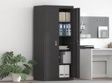Storage Cabinet Black 60 x 40 x180 cm Steel 3406196