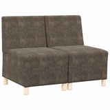 Modular Sofa Unit Armless 2 pcs Dark Grey 55 x 74 x 82 cm 3399790