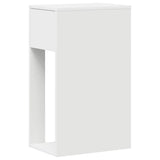 Computer Tower Stand with Drawer White 30x44x74 cm 858731