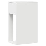 ZNTS Computer Tower Stand with Drawer White 30x44x74 cm 858731