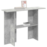 Console Table Concrete Grey 100 x 30 x 75 cm Engineered Wood 8001178