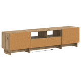 5 Piece LED TV Cabinet Artisan Oak Engineered Wood 3416429